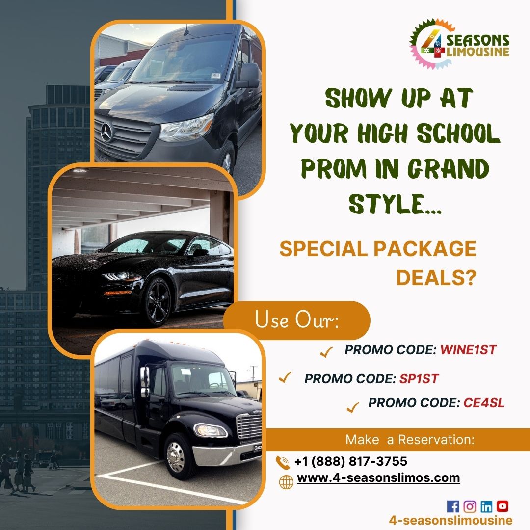 Show Up to Prom in Grand Style with 4-Seasons Limousine